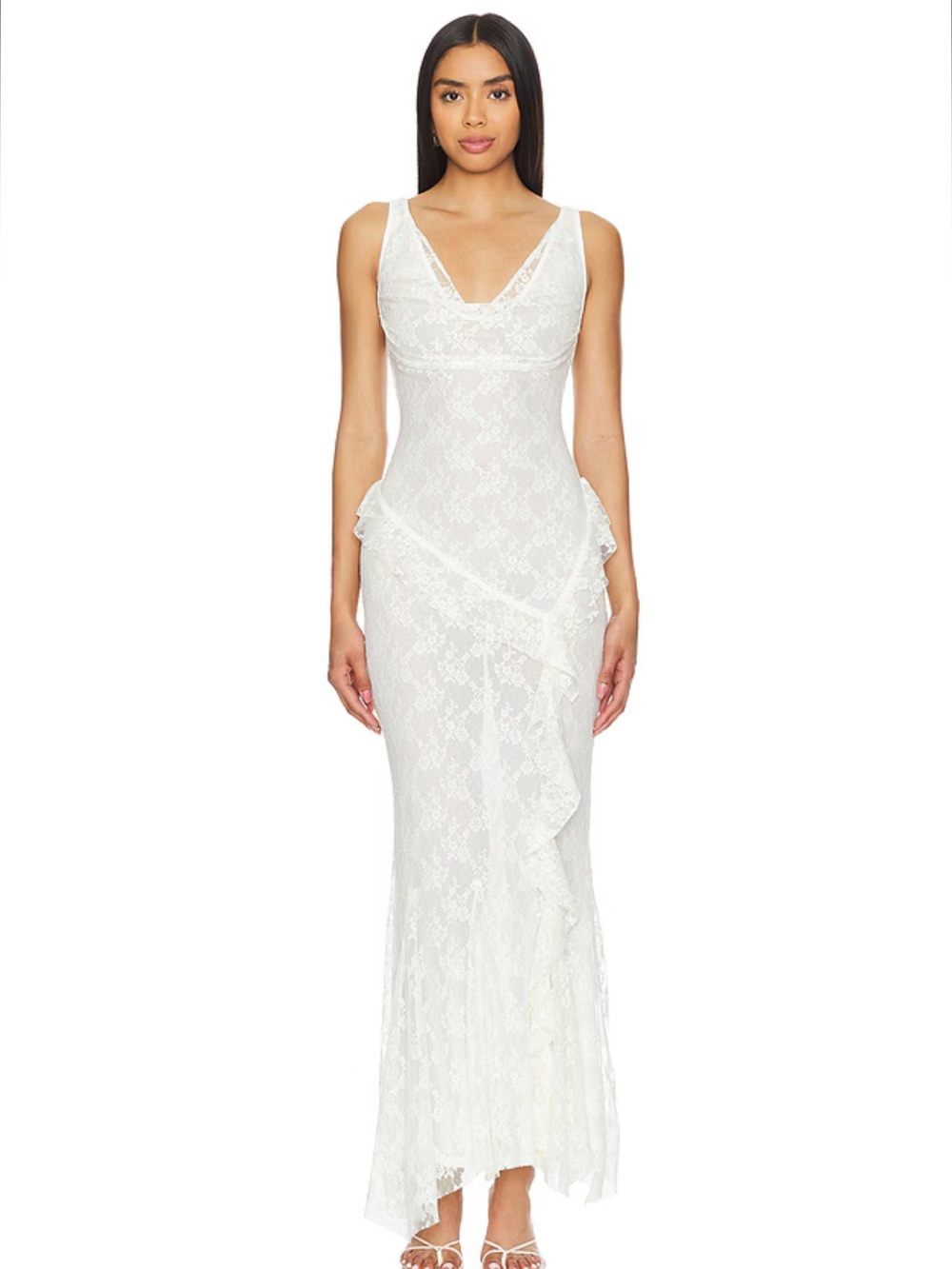MAJORELLE Bridget Camille Gown in Ivory S